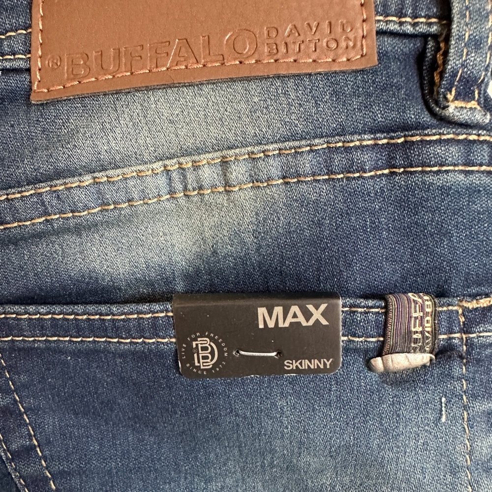 Buffalo by David Bitton Classic Blue Denim Jeans - Picture 5 of 6